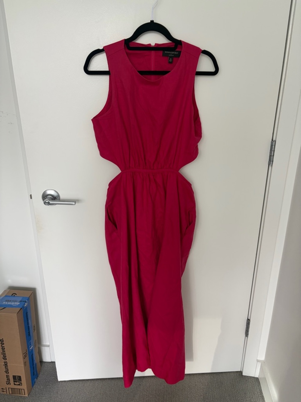 Banana Republic Linen Cut Out Dress - Picture 2 of 4